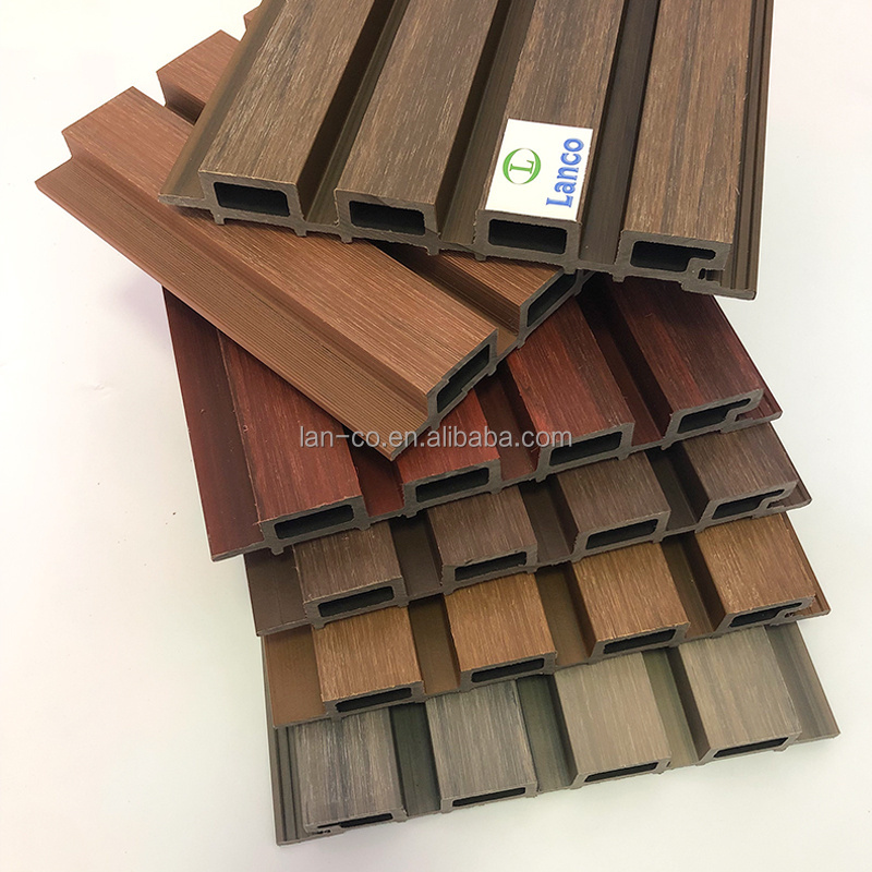 Cheapest WPC Exterior Outdoor Decorative Wall Cladding Panel Design Coextrusion Panel Wooden Siding Board Building Material