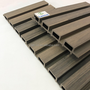 Cheap Outdoor Waterproof Eco Wood Composite Wall Louvers Exterior WPC Decorative Wall Panels