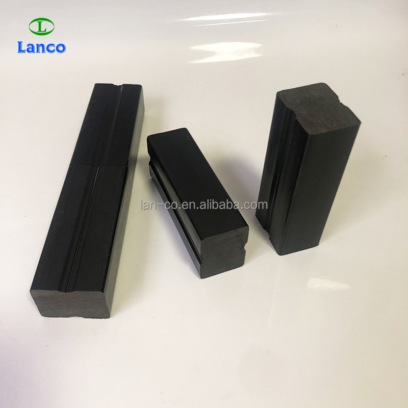 Exterior co extrusion composite decking accessories /wpc outdoor flooring joist /keel for external wall panel and outside floor