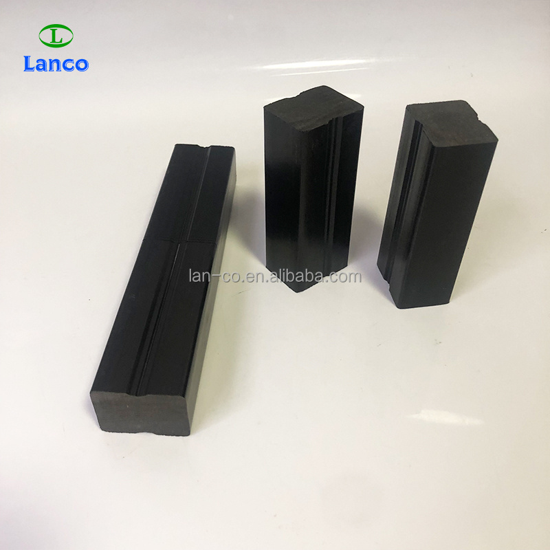 Exterior co extrusion composite decking accessories /wpc outdoor flooring joist /keel for external wall panel and outside floor