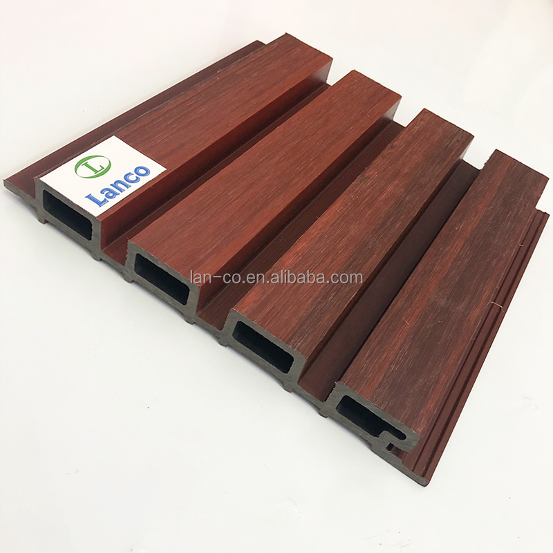 Cheap Outdoor Waterproof Eco Wood Composite Wall Louvers Exterior WPC Decorative Wall Panels