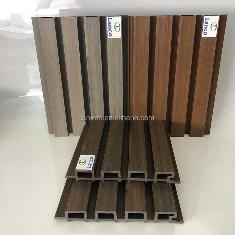 Cheapest WPC Exterior Outdoor Decorative Wall Cladding Panel Design Coextrusion Panel Wooden Siding Board Building Material