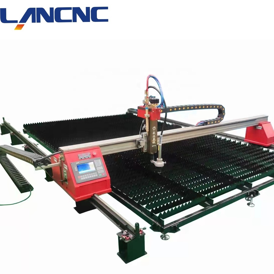 cnc oxy fuel torch and cnc plasma torch dual use two track cnc cutting machine for metal plate