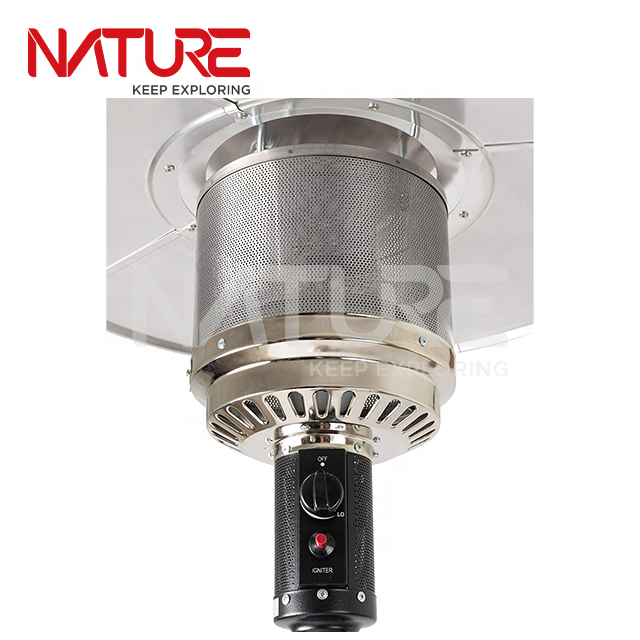 Best selling patio heater natural gas with high quality umbrella gas heater stove