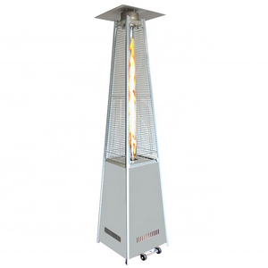 Hot sale manufacturer supplied portable mushroom pyramid flame outdoor Quartz glass tube patio heater for garden use