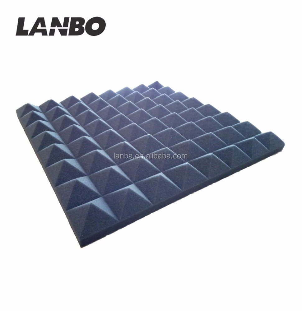 500 x 500 x 50mm acoustical sound absorbing material egg crate foam,wedge foam,pyramid foam