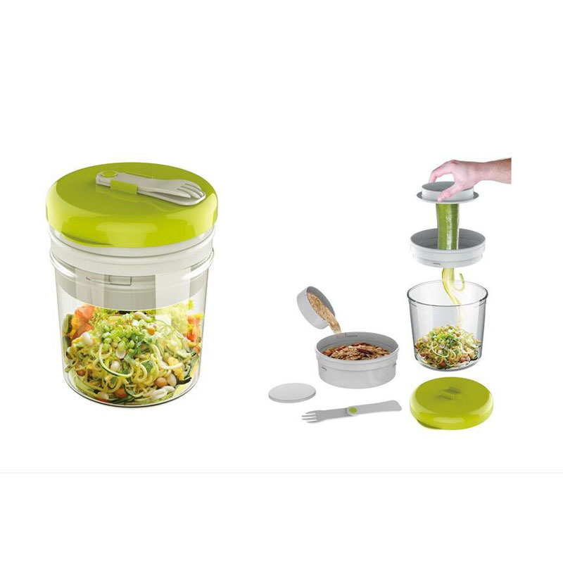 Hot sale Portable manual salad maker and mini vegetable mixer