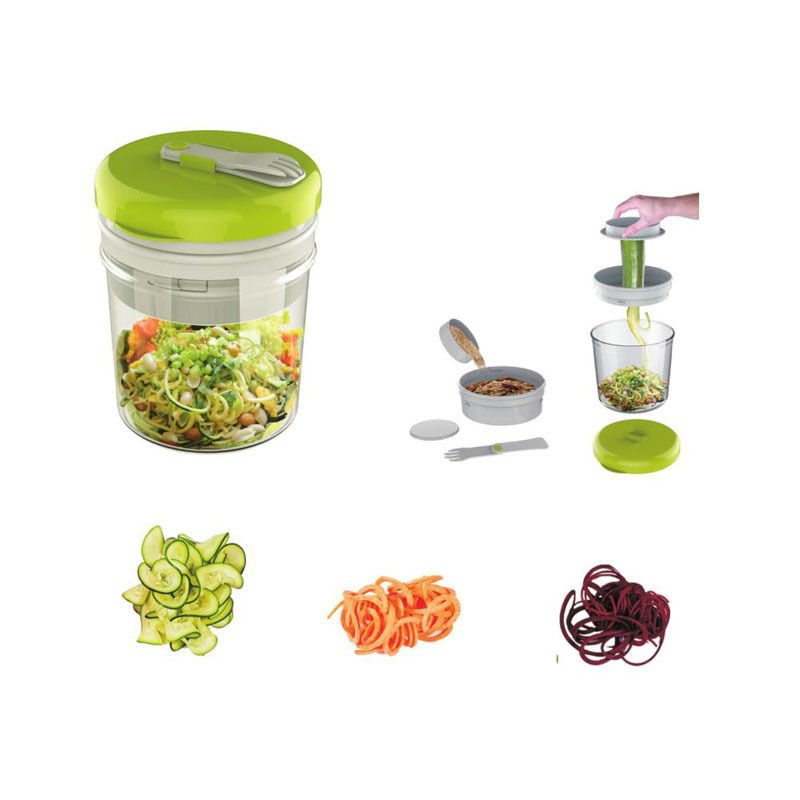 Hot sale Portable manual salad maker and mini vegetable mixer