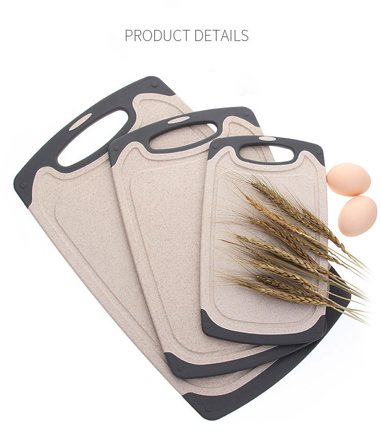 Eco Friendly Wheat straw cutting board for kitchen