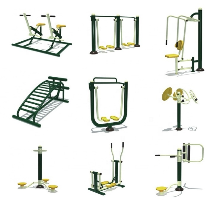 Unique Kids body building Gym Exercise Sports Park Adults Steel Outdoor Fitness Playground Equipment