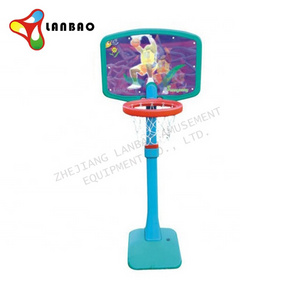 Colorful Customized Cheap Sport Kid Toys Plastic Portable Mini Basketball Hoop Stand For Kids