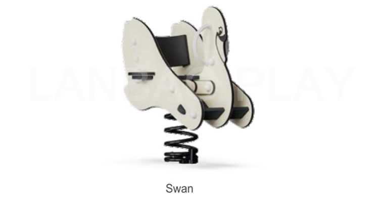 Kids Spring Mounted Rocking Animals Outdoor children's playground animal spring rider rocking horse ...