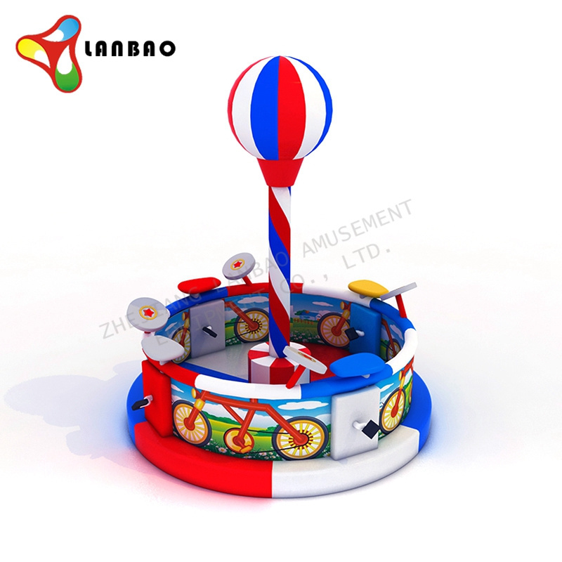 Hot Sell Kids Soft Playground Equipment Children Indoor kindergarten indoor playground Electric Moon Turntable