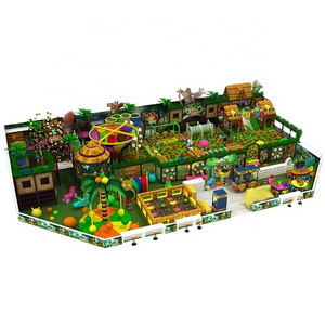 Supplier Kids Jungle Theme Soft Covering PVC kids indoor playground equipment commercial