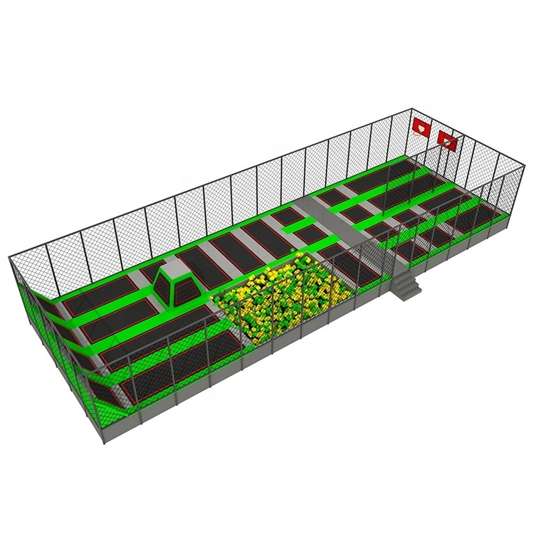 Newest trampoline park foam pit bounce house, featuring hot sale indoor trampoline soft play equipment