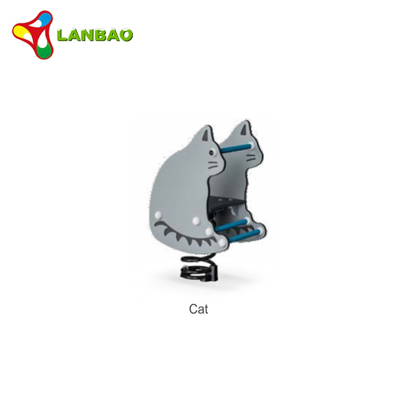 Kids Spring Mounted Rocking Animals Outdoor children's playground animal spring rider rocking horse ...