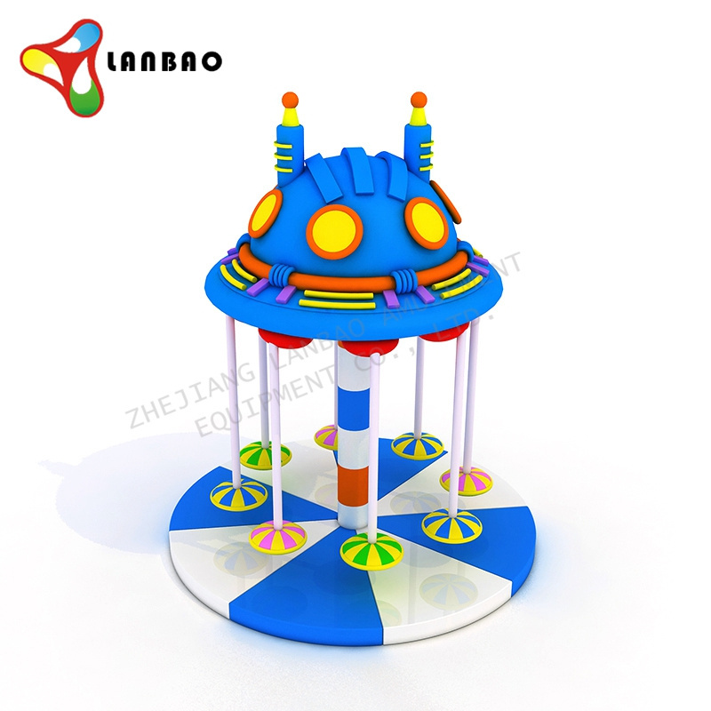 Hot Sell Kids Soft Playground Equipment Children Indoor kindergarten indoor playground Electric Moon Turntable