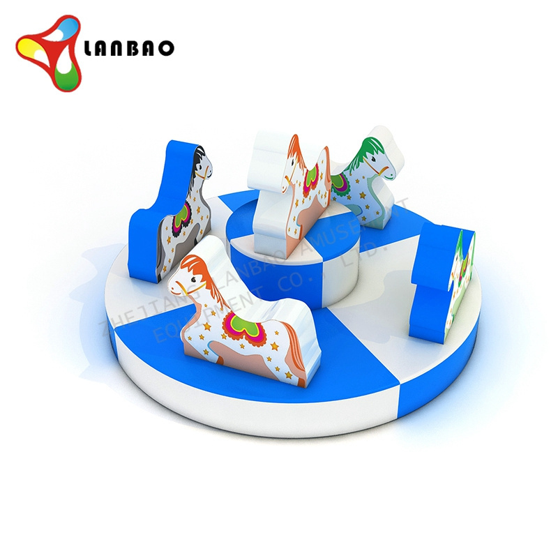 Hot Sell Kids Soft Playground Equipment Children Indoor kindergarten indoor playground Electric Moon Turntable