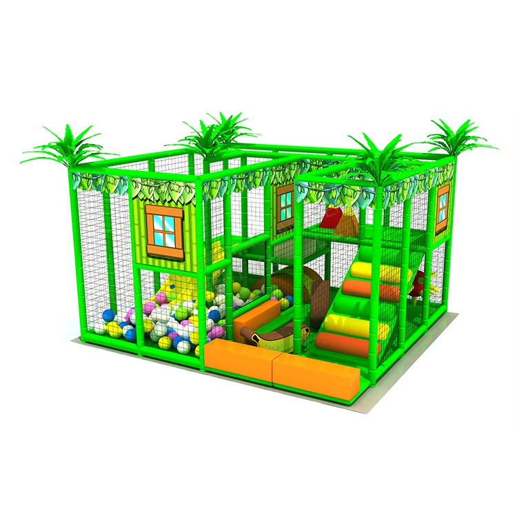 Small kindergarten kids games amusement park playhouse equipment indoor jungle gym playground ball pit pool