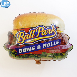 Professional manufacturer custom advertising inflatable hamburger balloon