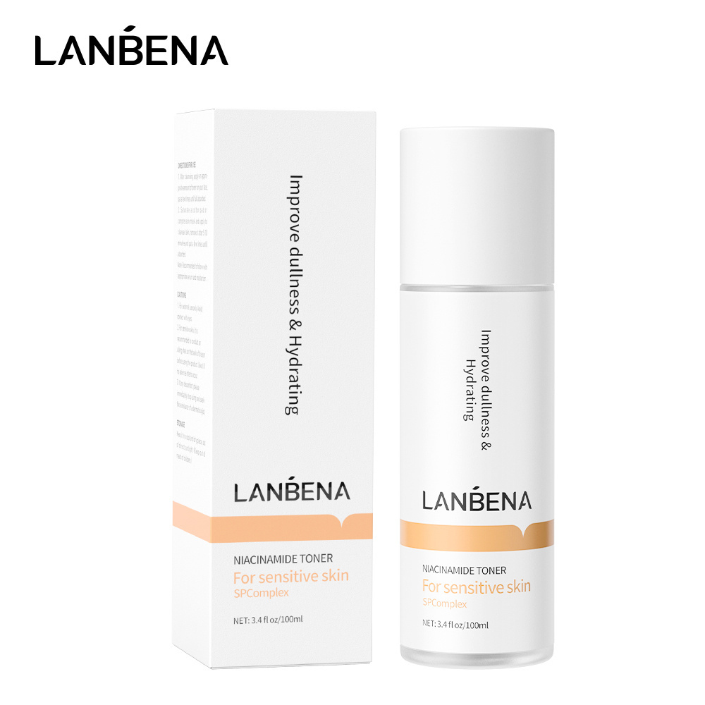 LANBENA Niacinamide vitamin c whitening facial water face toner 3D lightening to improve dullness deeply moisturizing