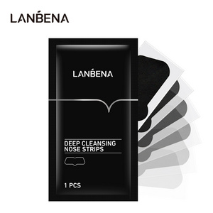 LANBENA Bamboo Charcoal Deep Cleansing Nose Strips Pore Strips For Blackhead Removal Peel Off Mask