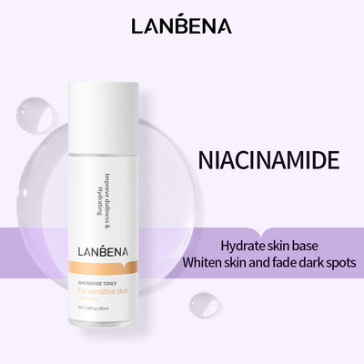 LANBENA Niacinamide vitamin c whitening facial water face toner 3D lightening to improve dullness deeply moisturizing