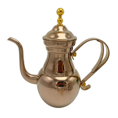 Gold Royal Stainless Steel Flower Tea Cup with Strainer Kettle Suitable on Induction Cooker