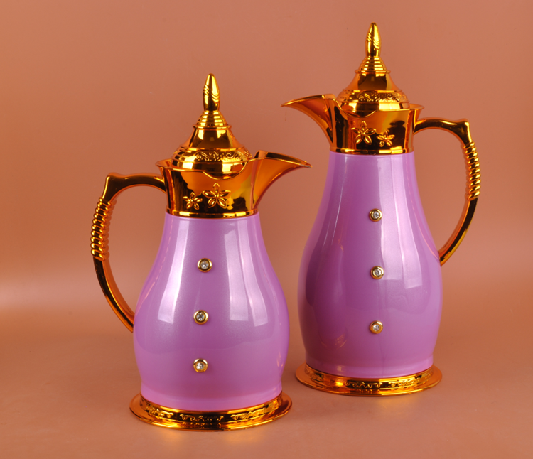 High Quality Arabic 2pcs Set Thermos Coffee Pot Vacuum Flask Water Kettle gift set