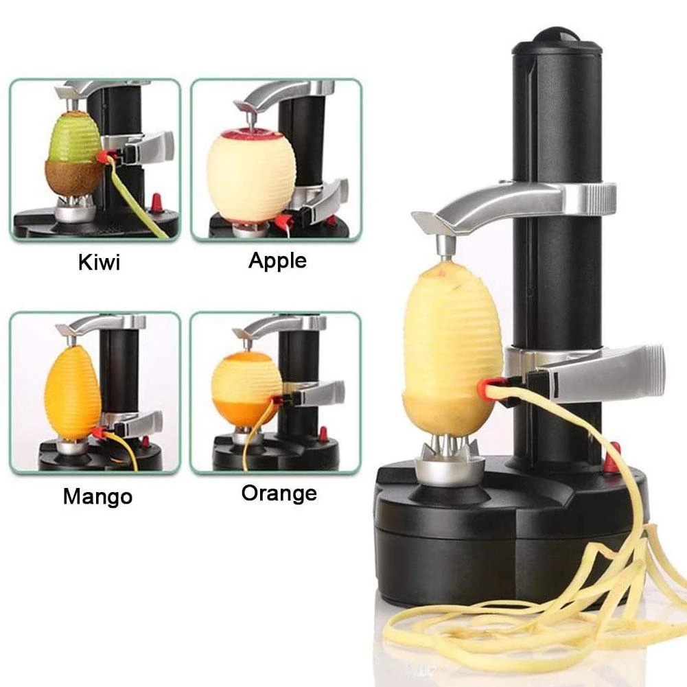 Hot Seller Multifunction Peeler Vegetable Kitchen Tools Blades Potato Apple Peeler Electric Automatic Fruits Peeler