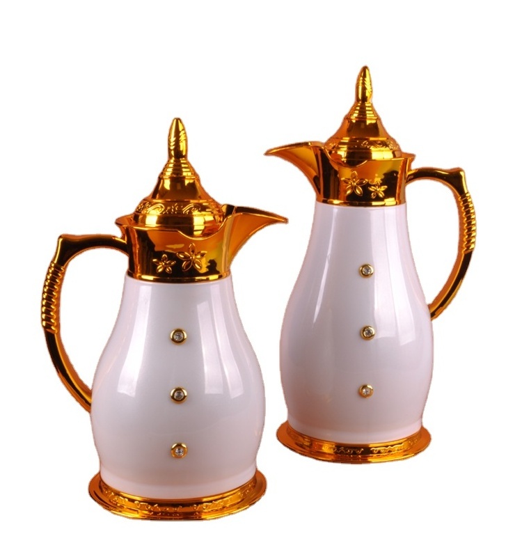 High Quality Arabic 2pcs Set Thermos Coffee Pot Vacuum Flask Water Kettle gift set