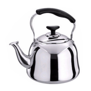 Stainless Steel Mirrored Polished Double Wall Insulated Teapot Coffee Kettle with Strainer