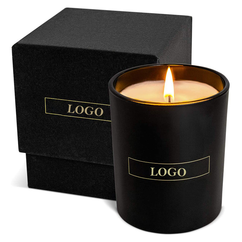 Private Label Luxury Custom Logo Smokeless Organic Natural Long Lasting Aromatherapy Soy Wax Scented Candle