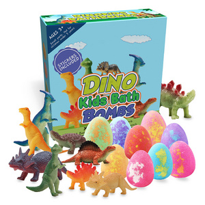 Bath Supplies Dino Bath Bomb for Bath Ball Bomb Kids Surprise Toy Inside