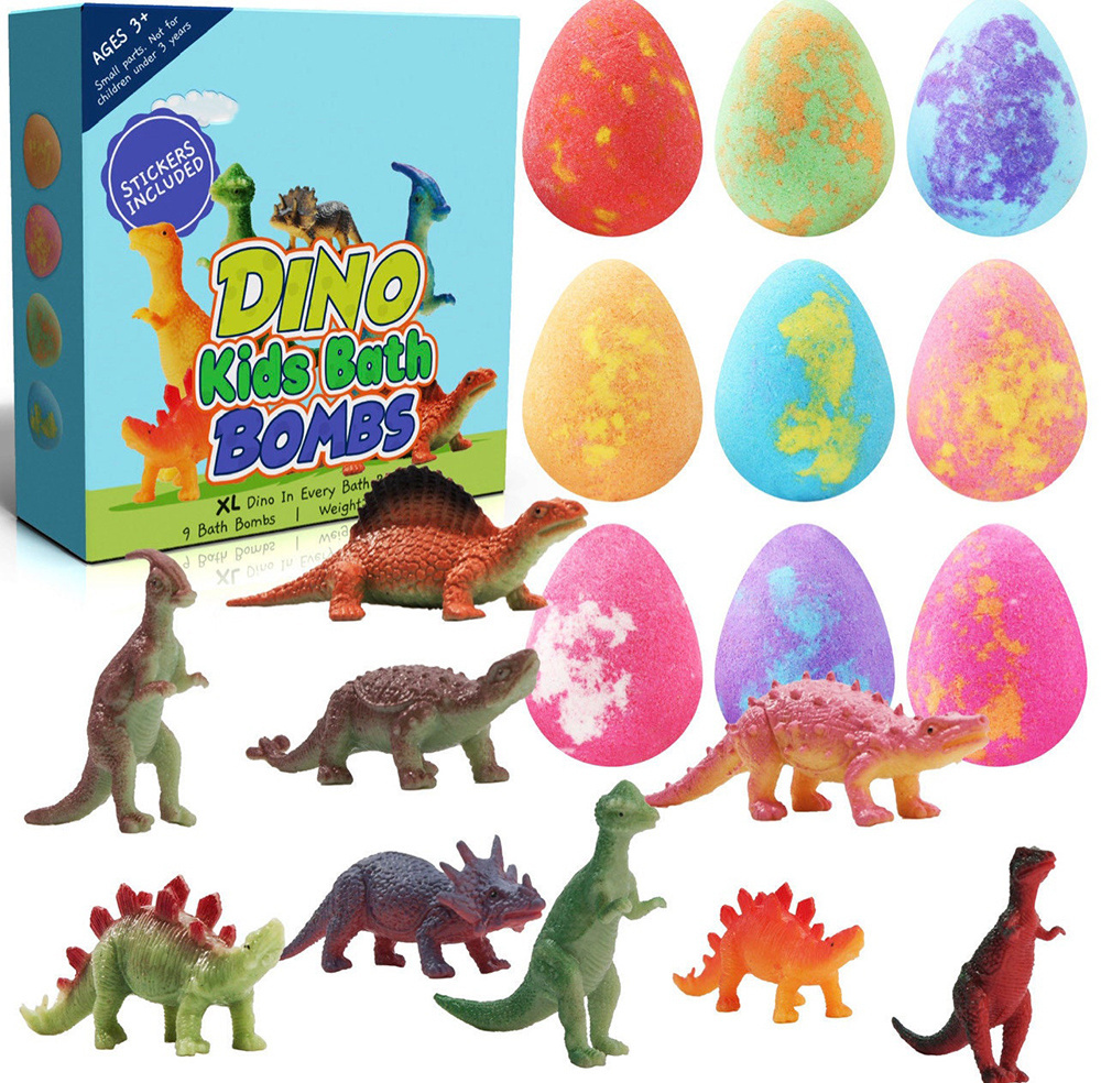 Bath Supplies Dino Bath Bomb for Bath Ball Bomb Kids Surprise Toy Inside