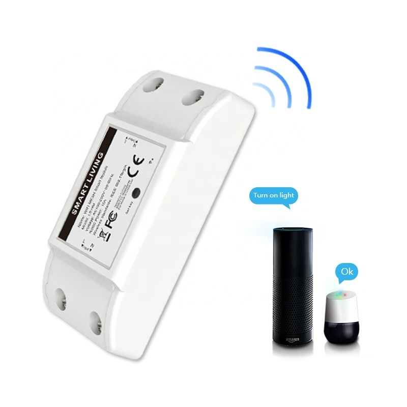 Phone APP Wireless Remote Control Tuya wifi Switch Large Power And voice control smart module google home wifi mesh switch