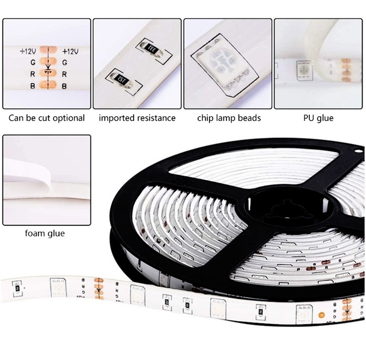 Lanbon Smart Home latest WIFI Mesh Technology RGB color LED light strip Amazon alexa and Google home voice control