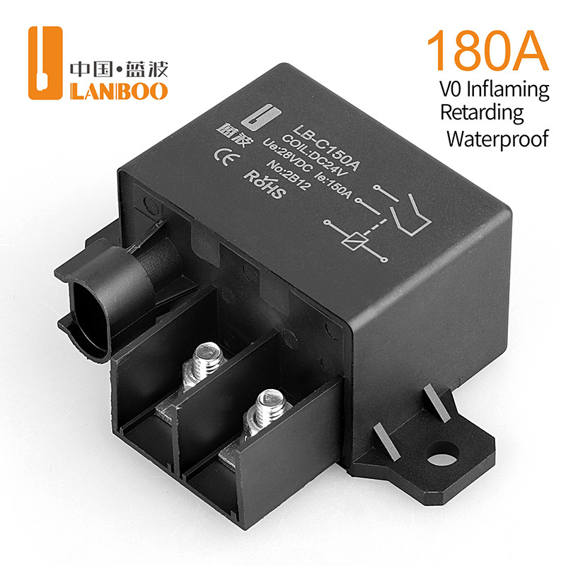 LANBOO 150A 12V 24VDC LANBOO Automotive relays. Cooling fan control. Rear window defogger