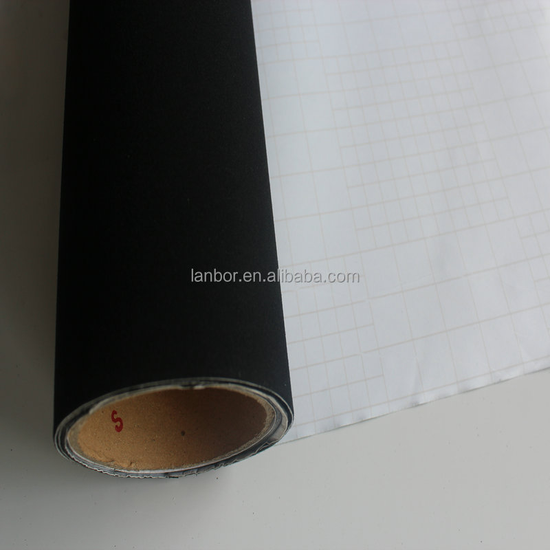 0.8 mm Velvet Suede PVC Faux Artificial Upholstery Synthetic Self Adhesive Leather Sticker Roll for Car Interior Repair