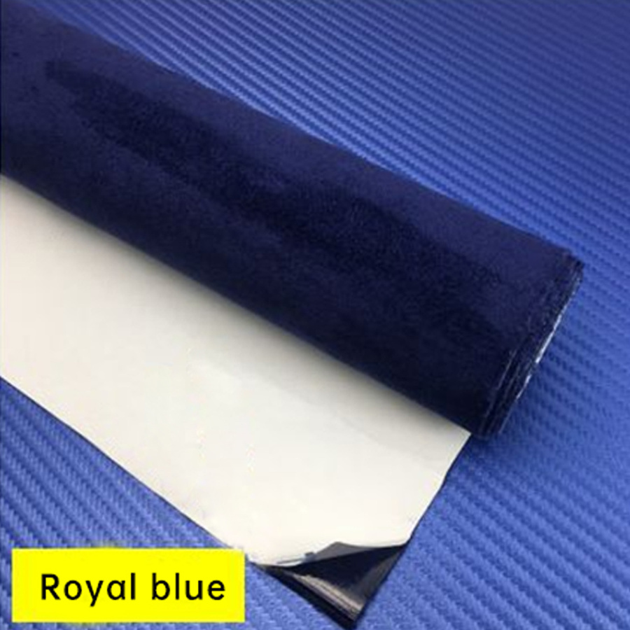 Hot Sale 0.8mm Self Adhesive Micro Suede Fabric Car Interior Vinyl Sticker Long Piles Sofa Fabric Velvet Wrap 1.5*10m/roll