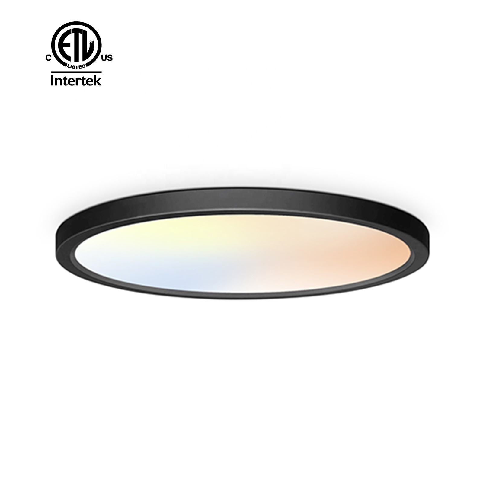 Microwave Motion Sensor 230mm Indoor 12w Ip44 Round Surface Mounted Led Ceiling Lights With Sensors