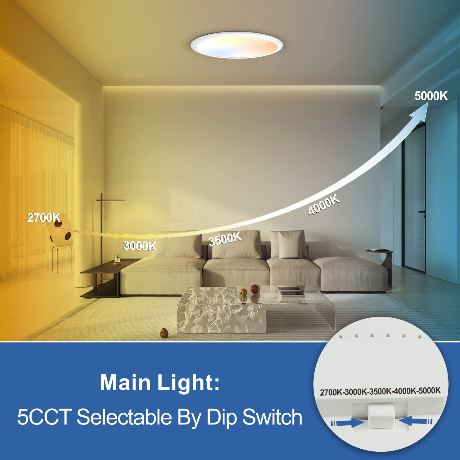 High Quality Wall Control 24W Ceiling Lights Fixture Surface Mounted Nordic Style LED Ceiling Lamp with Night Light