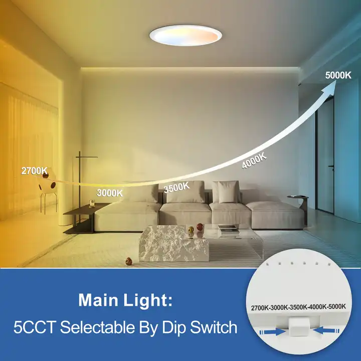 12 Inch LED Ceiling Light Fixture with Night Light Flush Mount Ceiling Lamp for Living Room Bathroom Bedroom Dining Room Kitchen