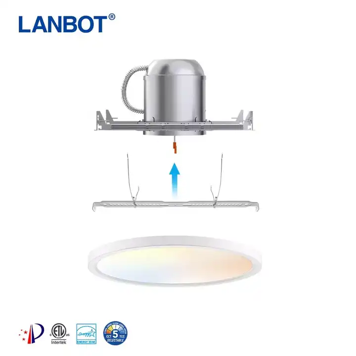 12 Inch Flush Mount Led Ceiling Light Fixture Low Profile for Kitchen Bedroom Bathroom 120V 24W 2400LM Led ceiling light