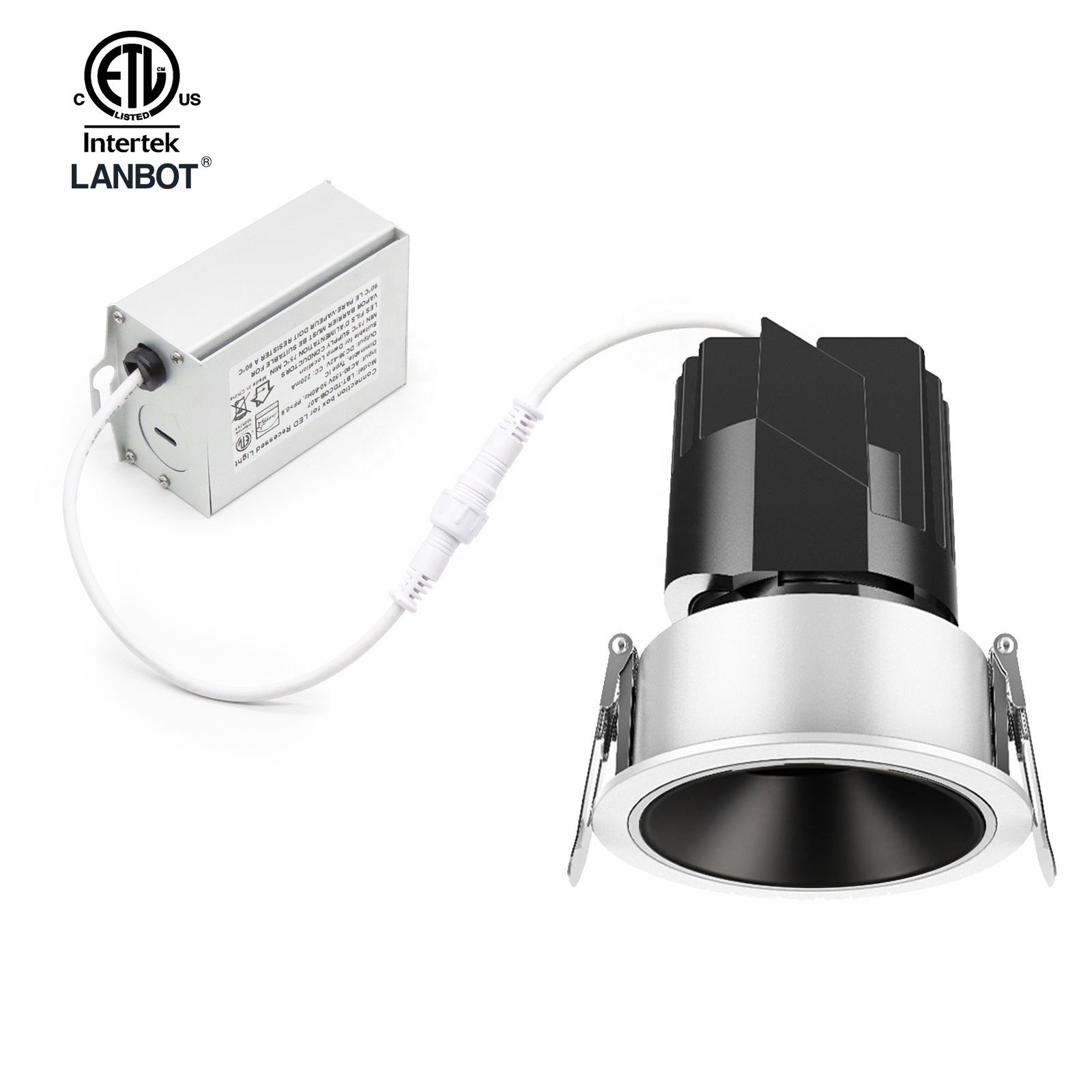 3 inchIC Airtight Slope Aluminum Recessed  120v Remodel  Led Lights Housing With Energy Star