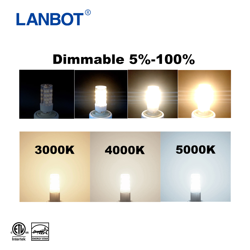 High Lumen 3000K G4 G9 dimmable led lamps G9 bulb