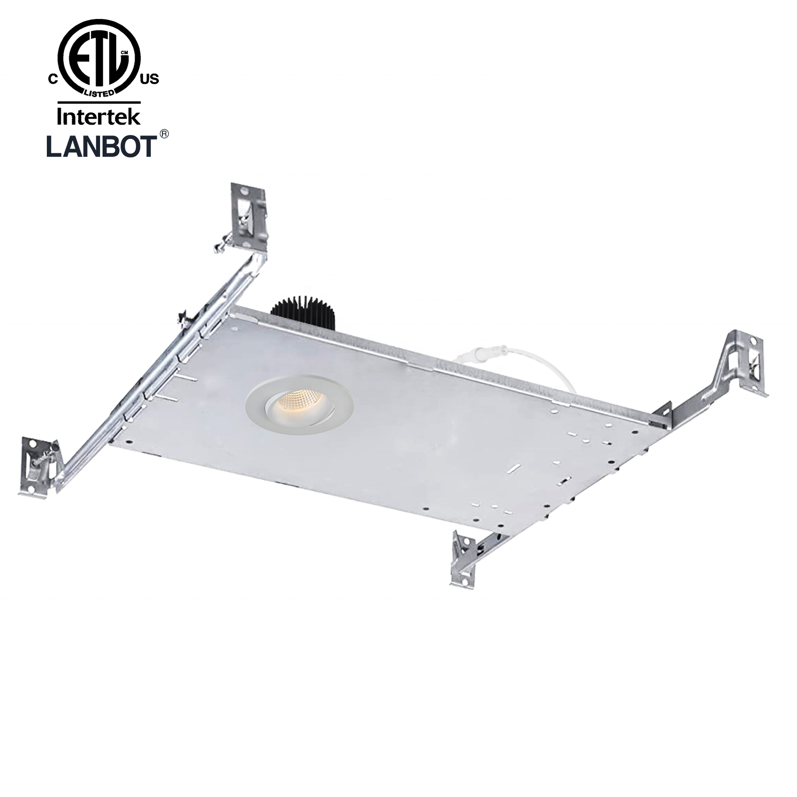 Wet Location 3.5 Inch Etl Us Standard 3cct 5cct Selectable Gimbal Led Recessed Ceiling Down Light With Junction Box