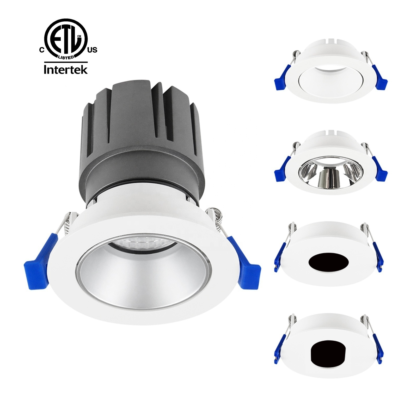 3 Inch led gimbal lights 10w 800lm waterproof shower light recessed downlight ETL FCC Energy Star Certified