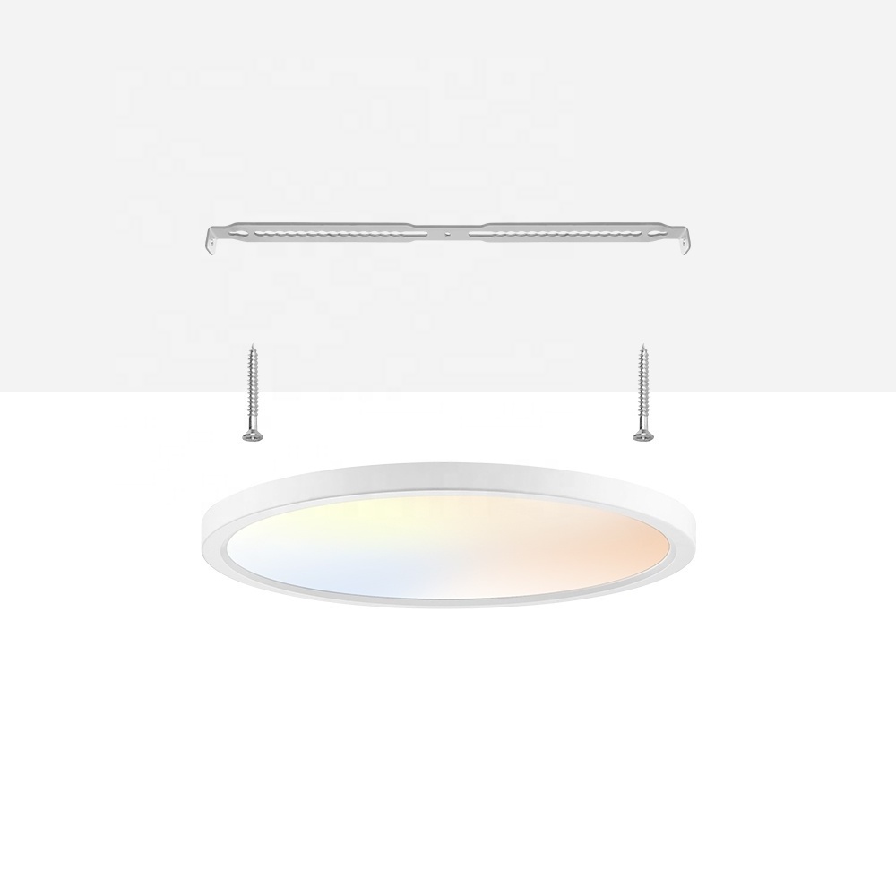 Lanbot ETL 7/9/12 Inch 15w 18w 24w 100LM/W 5CCT Anti-Glare Dimmable Flush Led Ceiling Light /Panel Light For Home