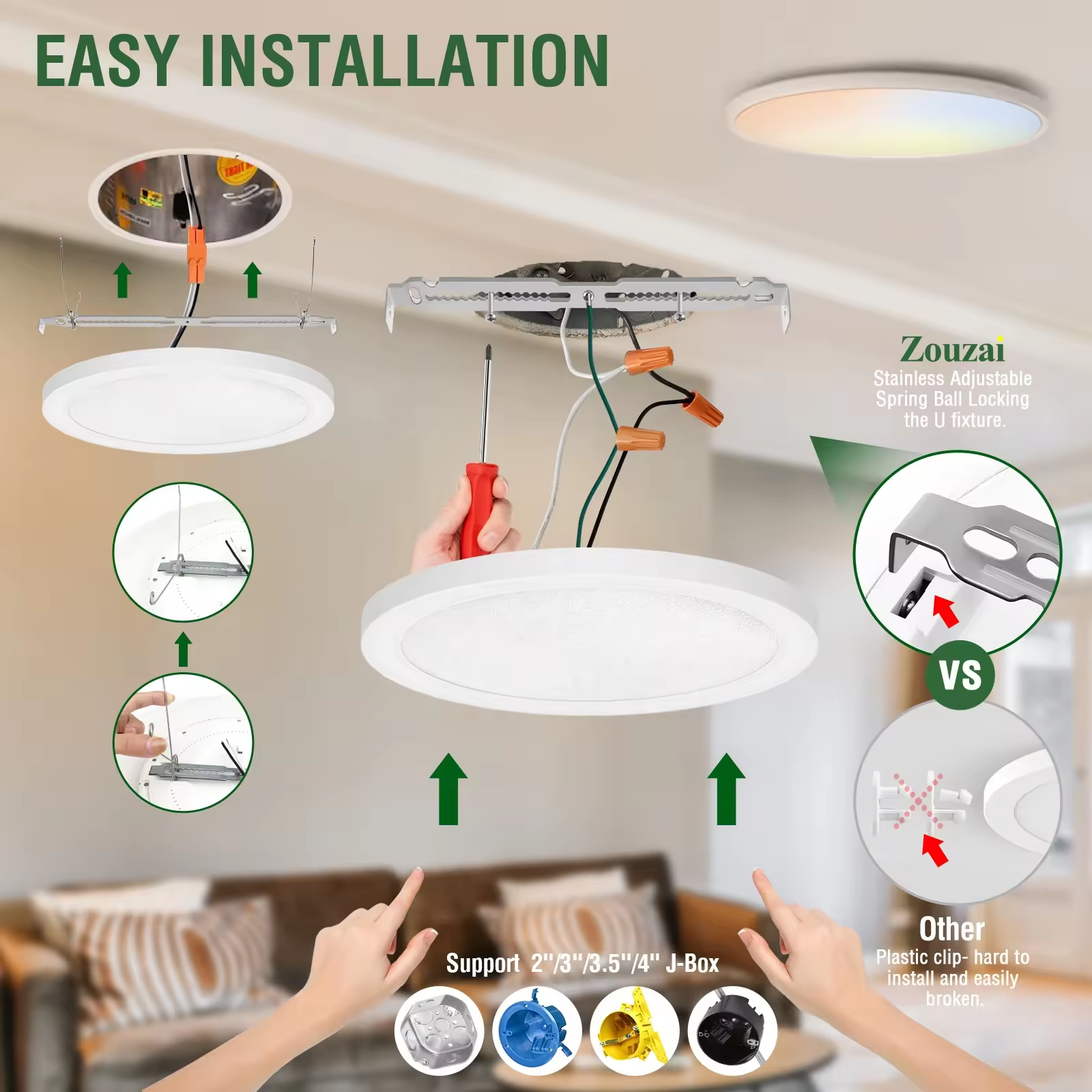 7 Inch 9 Inch 12 Inch Round Ceiling Led Light LED Surface Mount Downlight LED Ceiling Light Flush Mount ceiling light